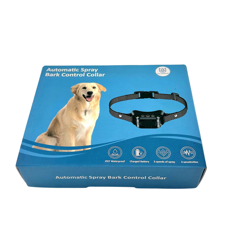 Auto Citronella Bark Collar, Upgraded Humane Anti Barking Collar for Dogs with 3 Spray Levels - Calmshops.co.uk