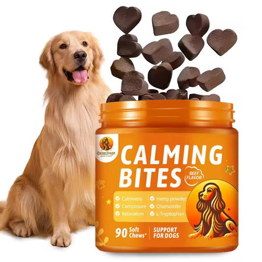 Calmdogs Calming Dog Treats Flavoured Chews Anxiety Relief - Calmshops.co.uk