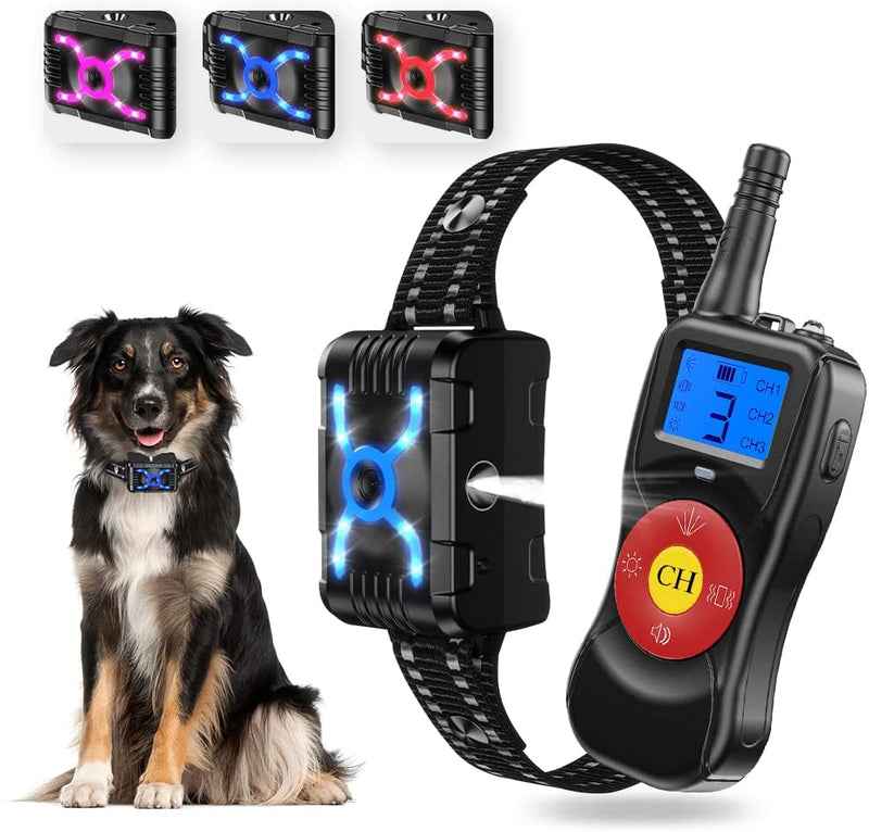 Citronella Spray Stop Barking Collar with Remote, Dog Training Collar - Calmshops.co.uk