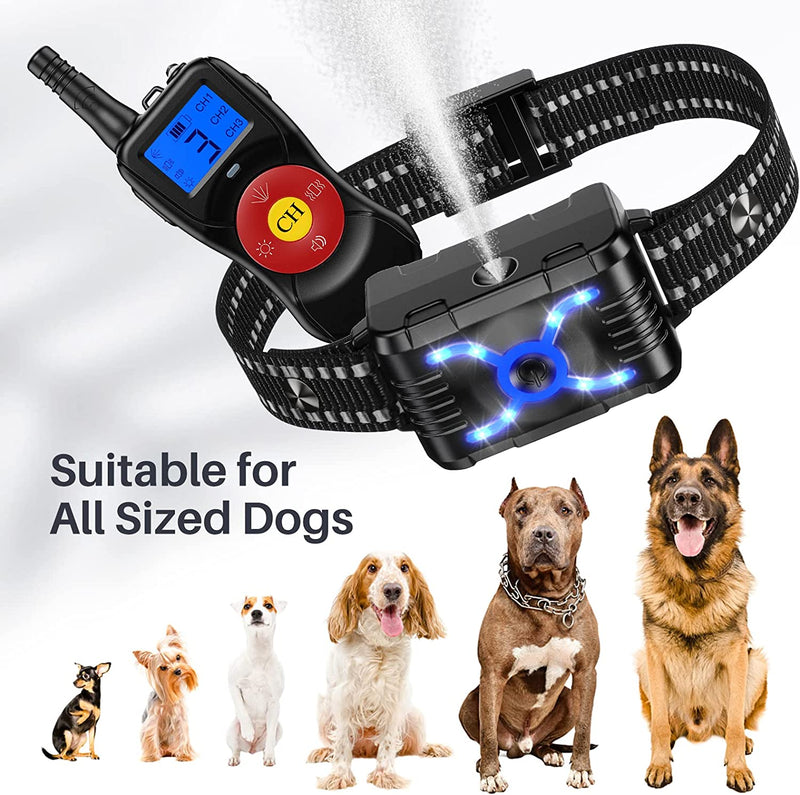 Citronella Spray Stop Barking Collar with Remote Dog Training Collar