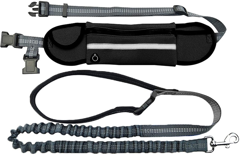 Hand Free Dog Lead Reflective Bungee Dog Lead For Running Dog Leash UK - Calmshops.co.uk