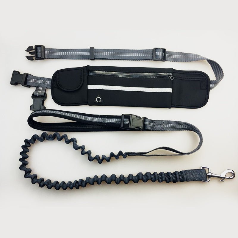 Hand Free Dog Lead Reflective Bungee Dog Lead For Running Dog Leash UK - Calmshops.co.uk