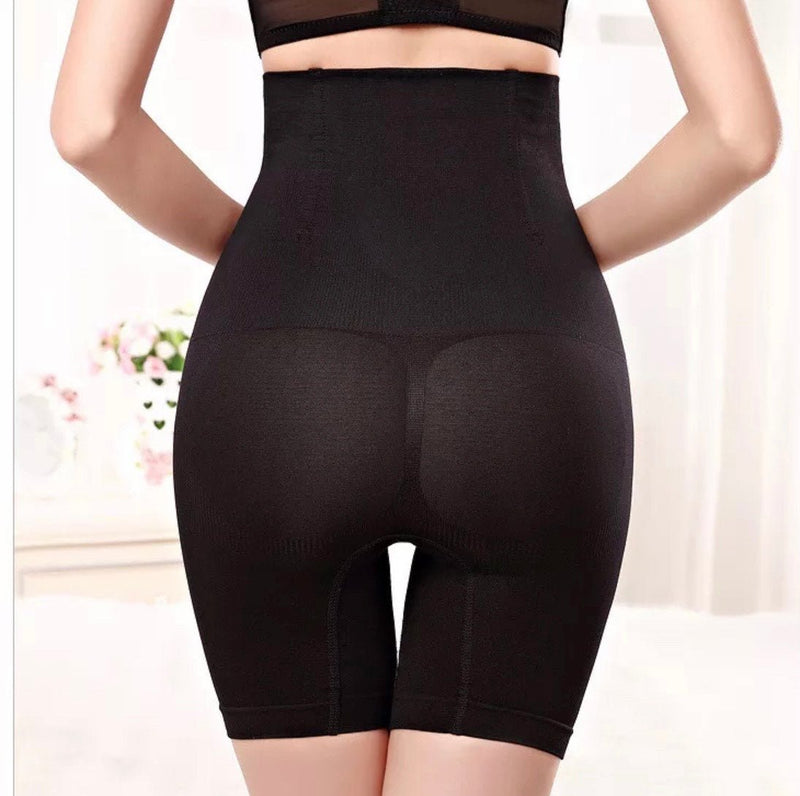 High Waist Shaping Panties for Women - Black Belly Shaper - Calmshops.co.uk