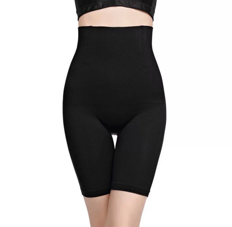 High Waist Shaping Panties for Women - Black Belly Shaper - Calmshops.co.uk