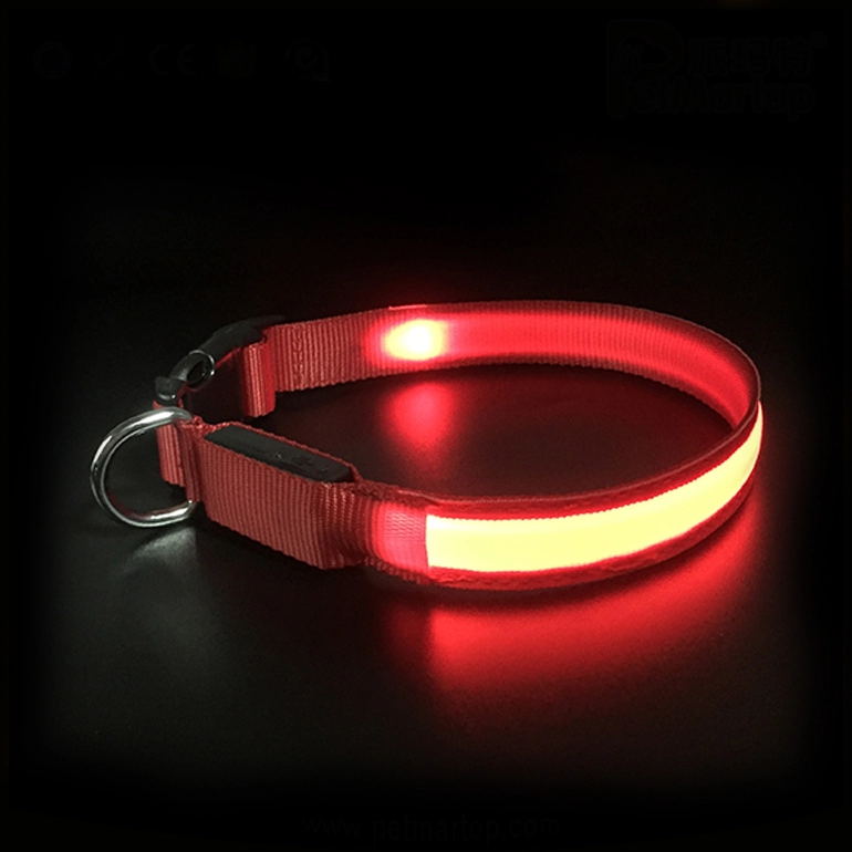 Led Light Dog Collar For Dogs, Light Up Collar for Dogs USB Rechargeable - Calmshops.co.uk