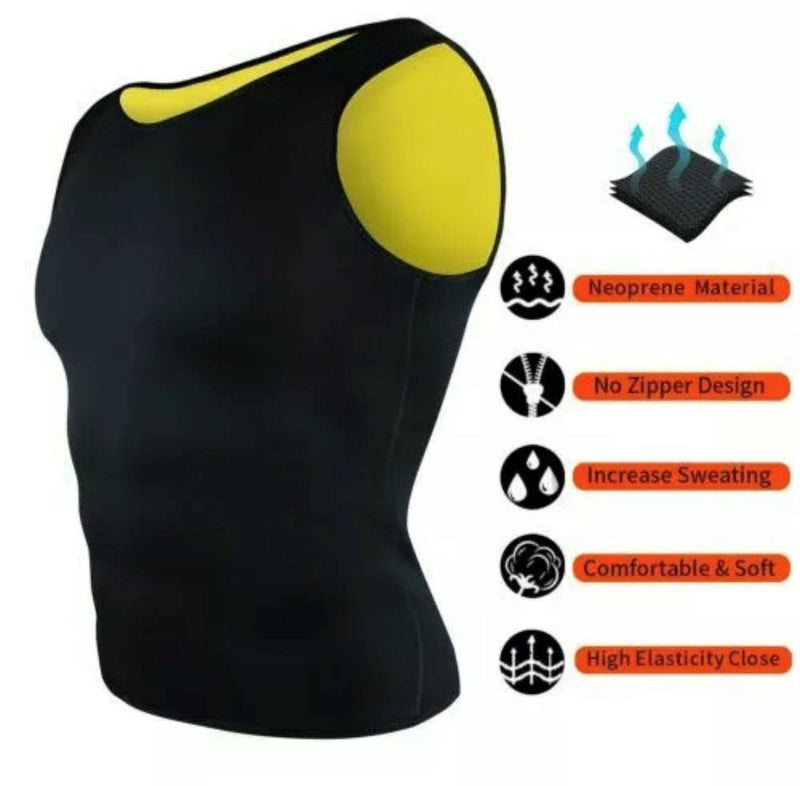 Men Sauna Vest - Slimming Sweat Vest - Calmshops.co.uk