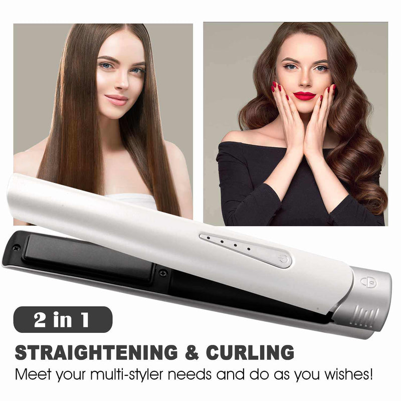 Travel Hair Straightener Cordless and USB Rechargeable - Calmshops.co.uk