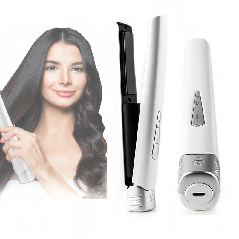 Travel Hair Straightener Cordless and USB Rechargeable - Calmshops.co.uk